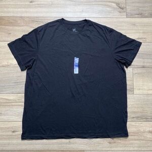 George Mens Crew Neck Short Sleeve Tee Shirt Size 2XL (50-52) Black